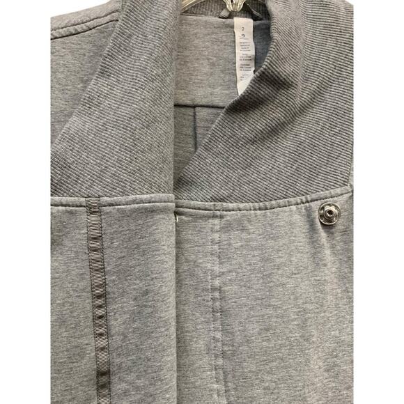 Lululemon Belle Wrap Heathered Medium Grey SZ 2 - Picture 8 of 14